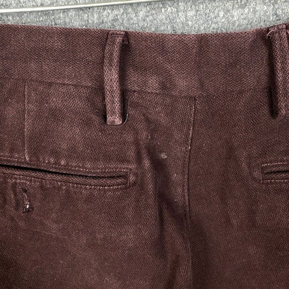 Mossimo Dutti Chino Pants Men's Size 32 Burgundy Adults Cotton Blend - Picture 7 of 9